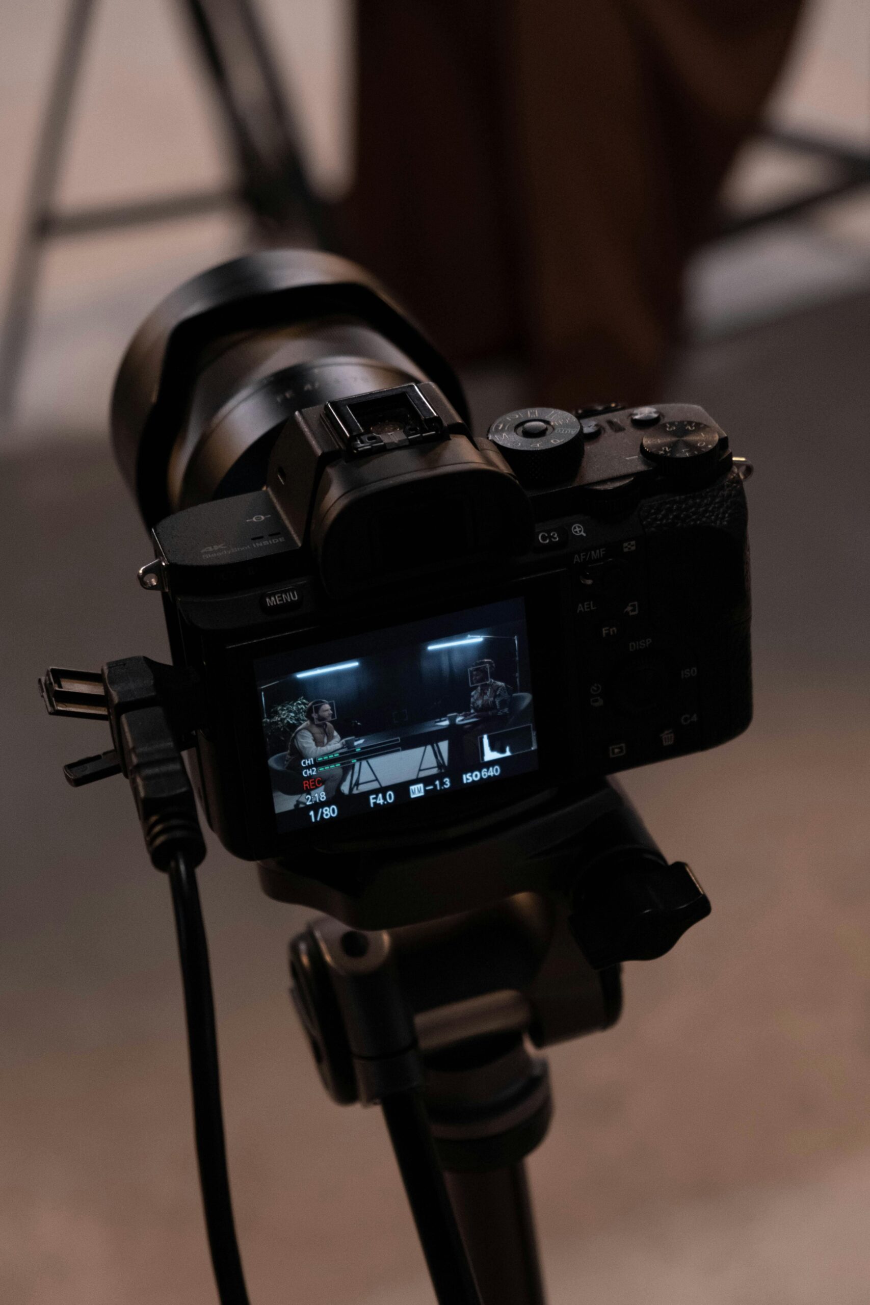 Une camera fixée sur une personne qui raconte son histoire